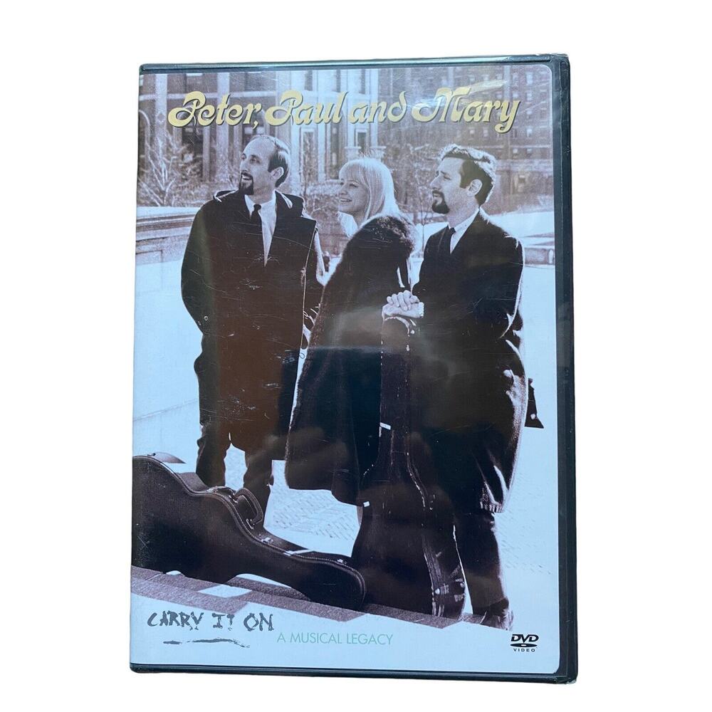 Peter, Paul & Mary: Carry It on A Musical Legacy DVD New & Sealed 2004 Rhino